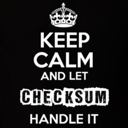 keep calm use checksum